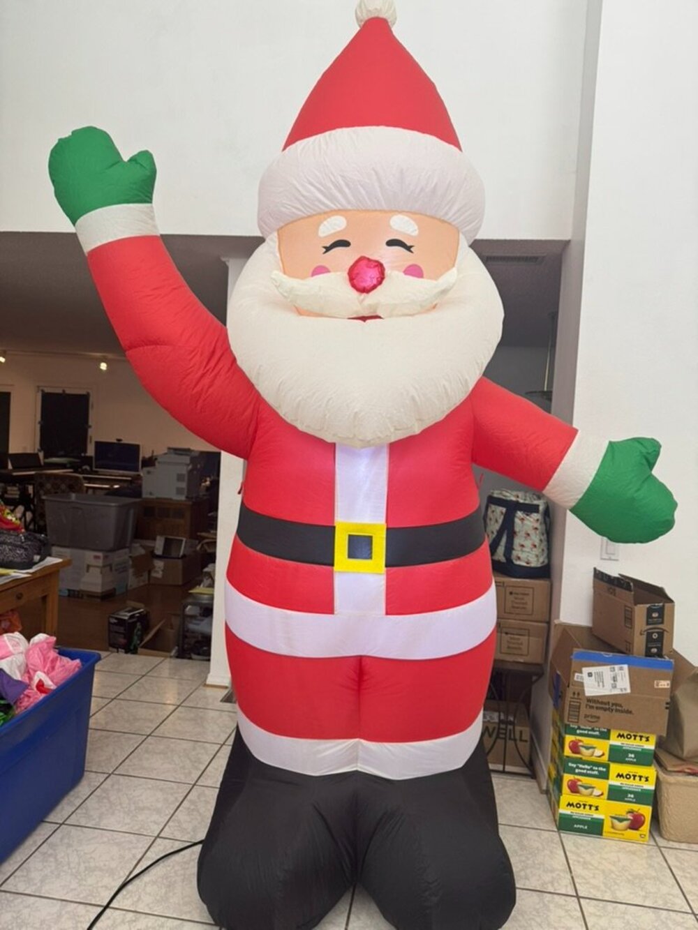 8ft GOOSH Christmas Inflatable Waving Santa